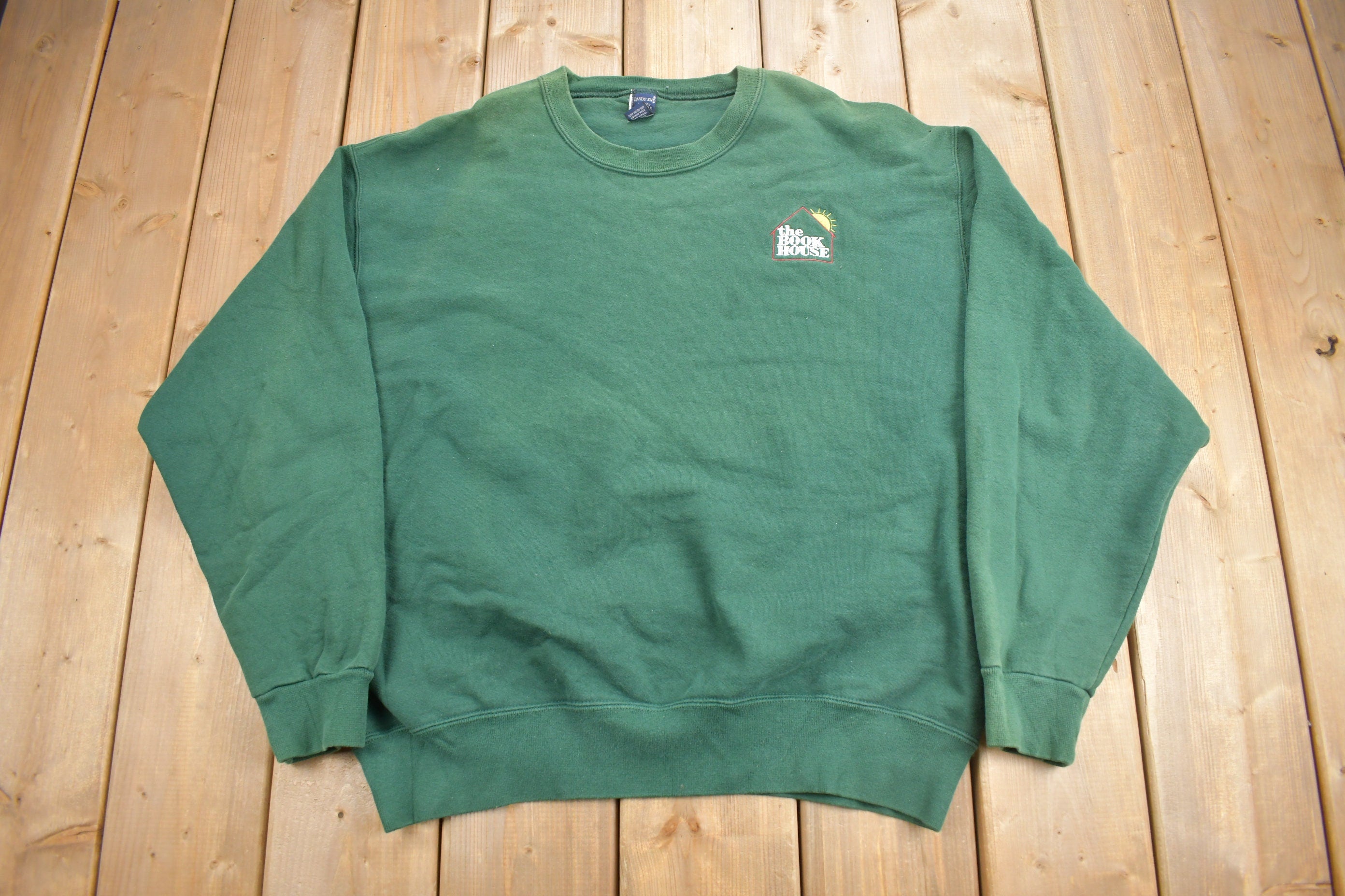 Vintage 1990s The Book House Embroidered Crewneck Sweatshirt