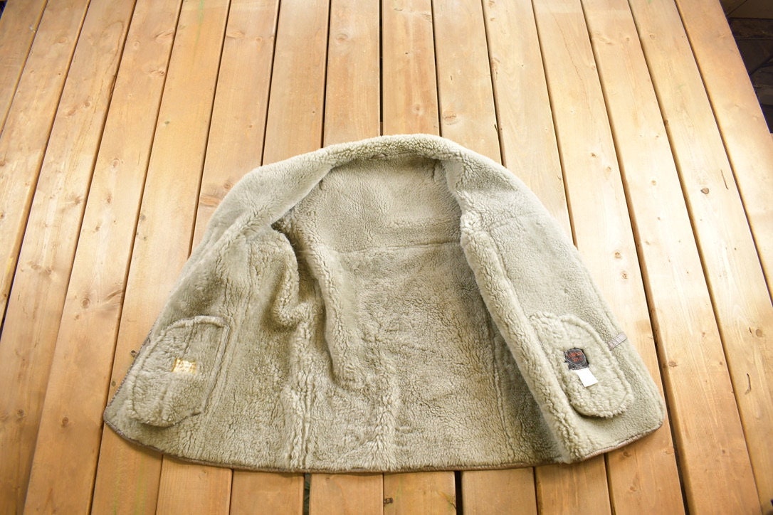 Vintage 1980's Genuine Sheepskin Fur Coat