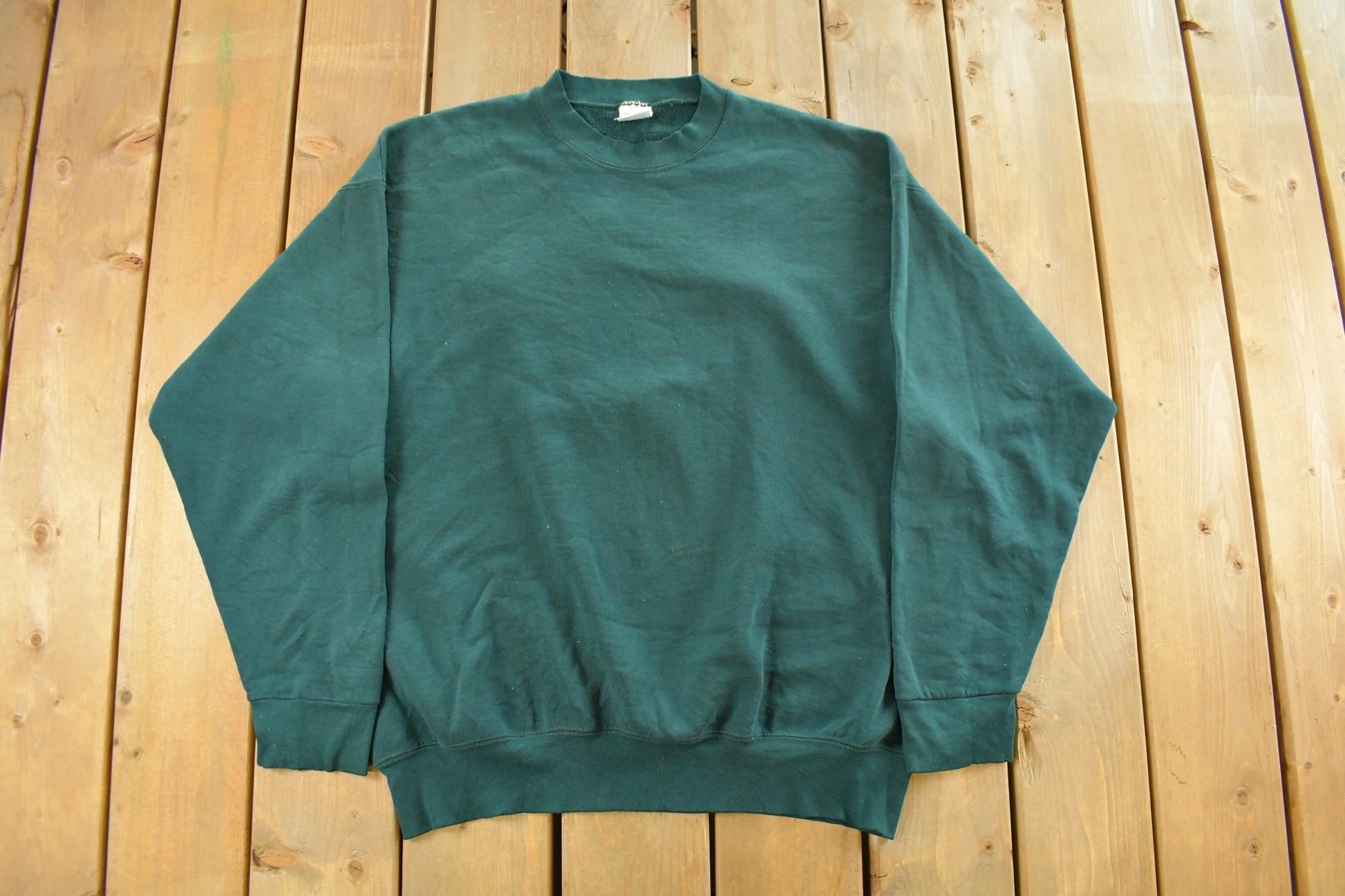 Vintage 1990s Blank Crewneck Sweatshirt Men's XL