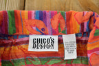 Vintage 90s Chicos Design Abstract Knit Button Up Shirt