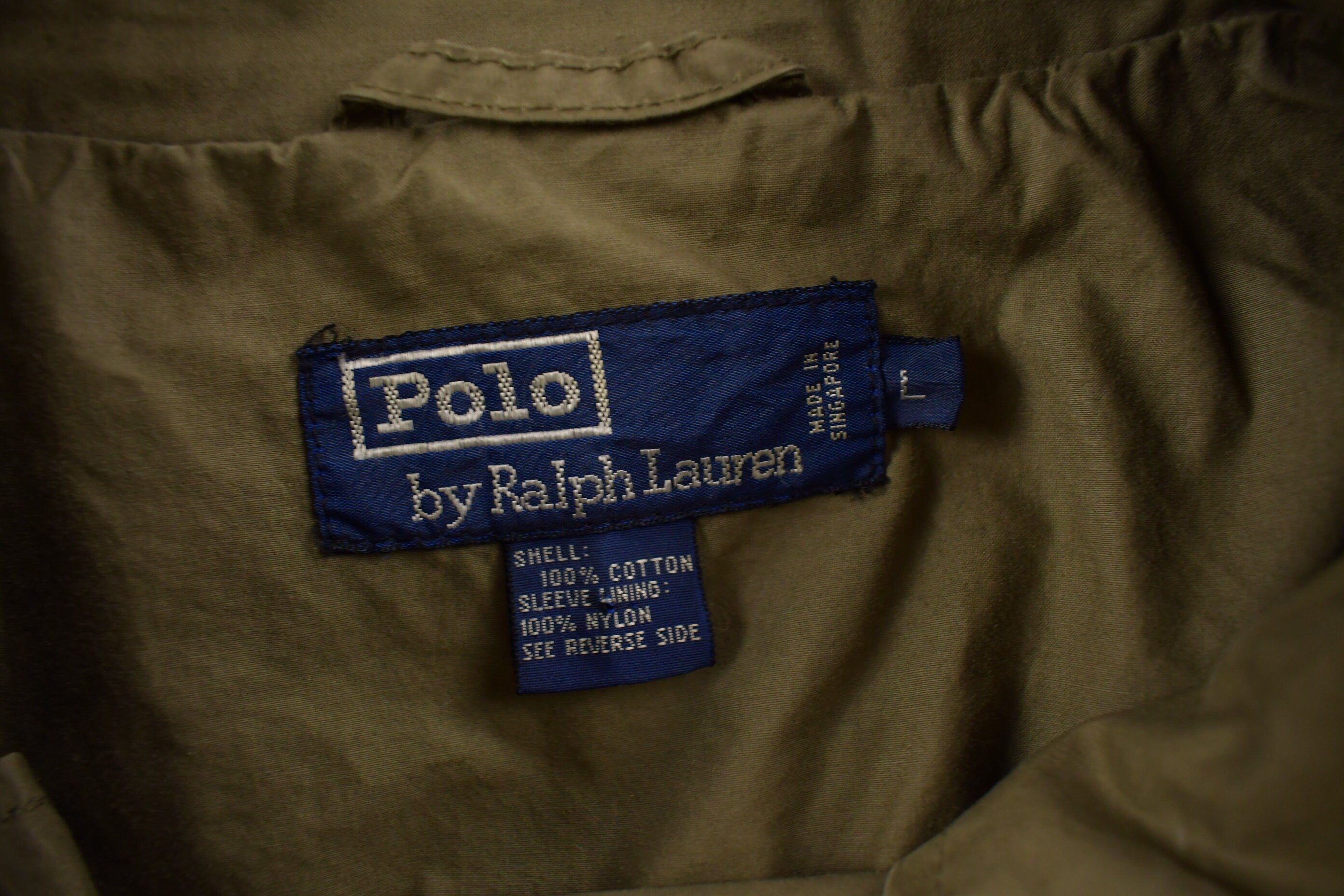 Vintage 1980s Polo Ralph Lauren Trench Coat