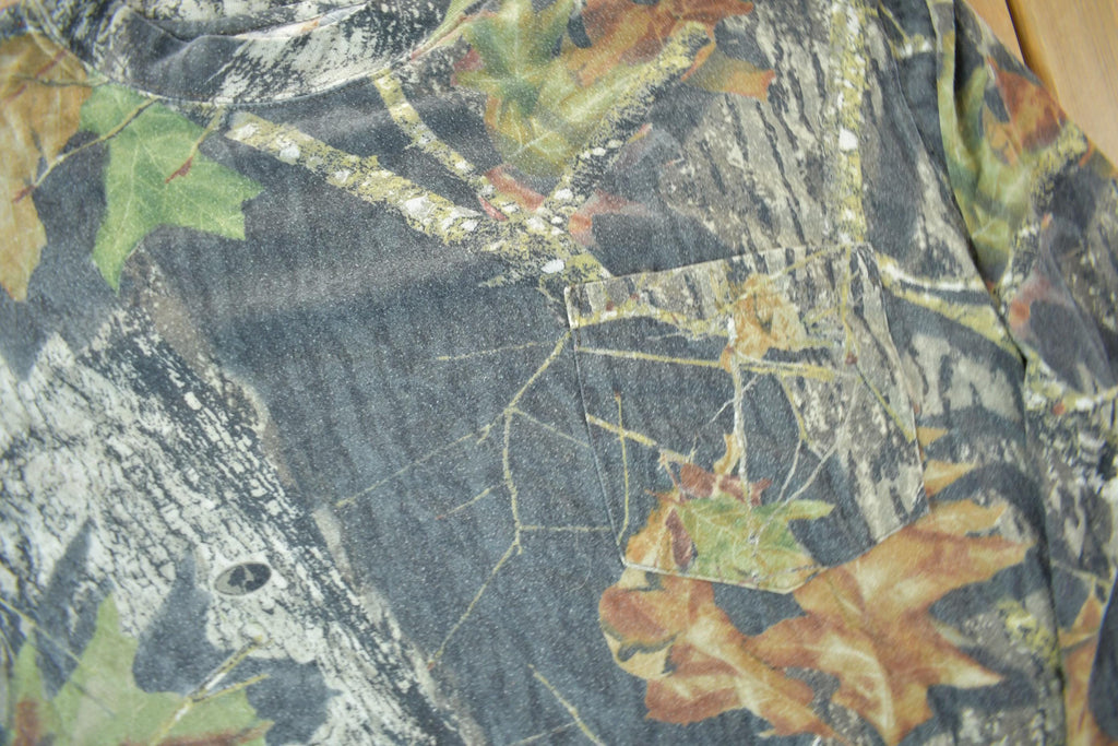 Vintage 1990s Mossy Oak Long Sleeve Camo T-Shirt