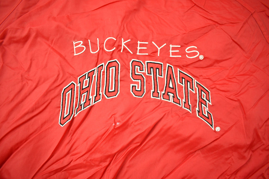 Vintage 1990s University of Ohio State Buckeyes Collegiate Windbreaker