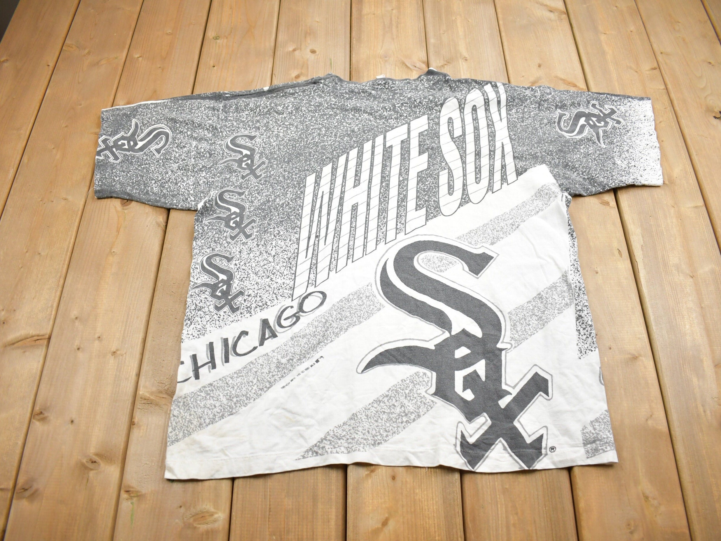 Vintage 1991 Chicago White Sox MLB All Over Print T-Shirt