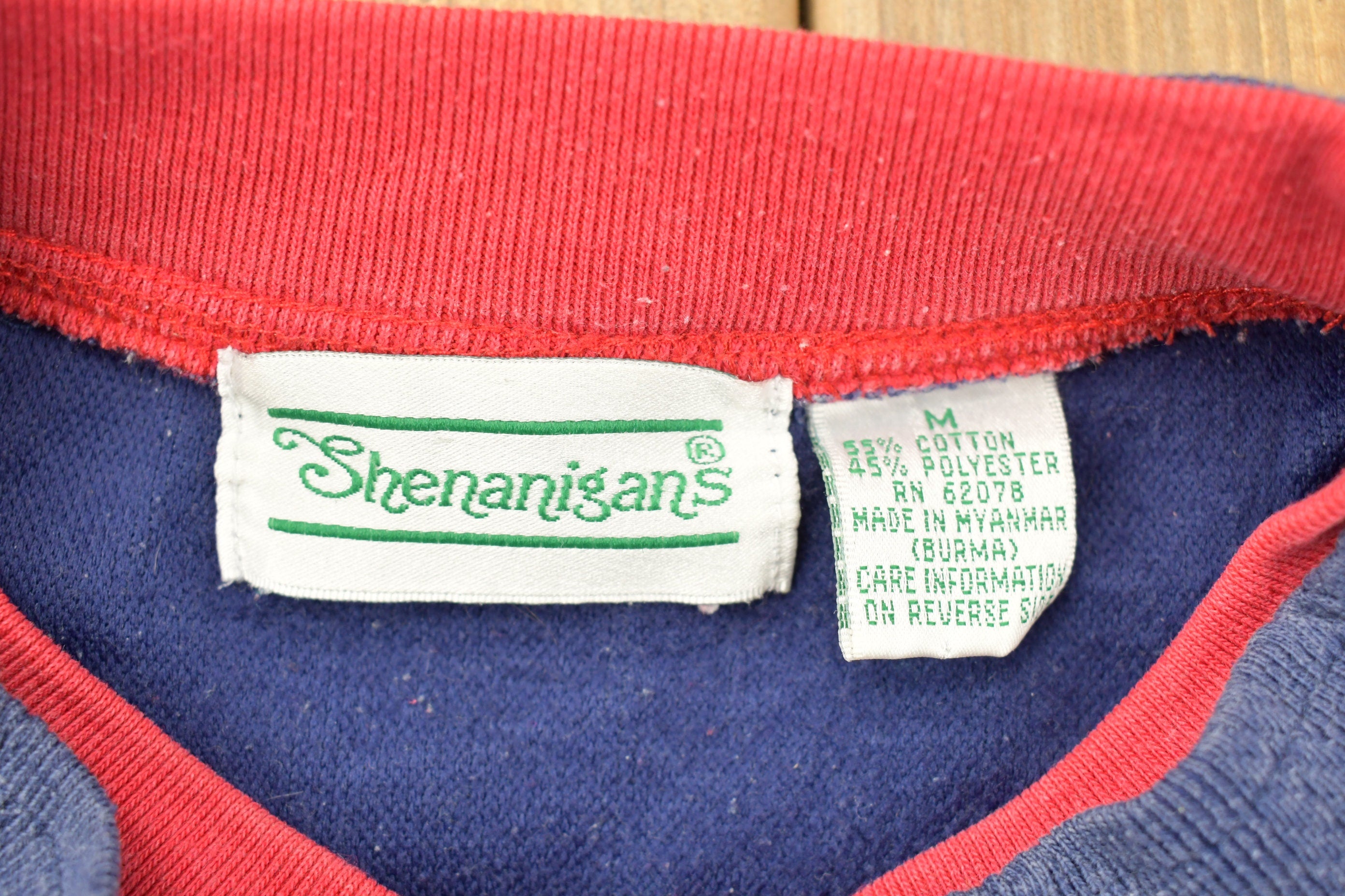 Vintage 1990s Shenanigans Floral Theme 3D Cable Knit Crewneck Sweater