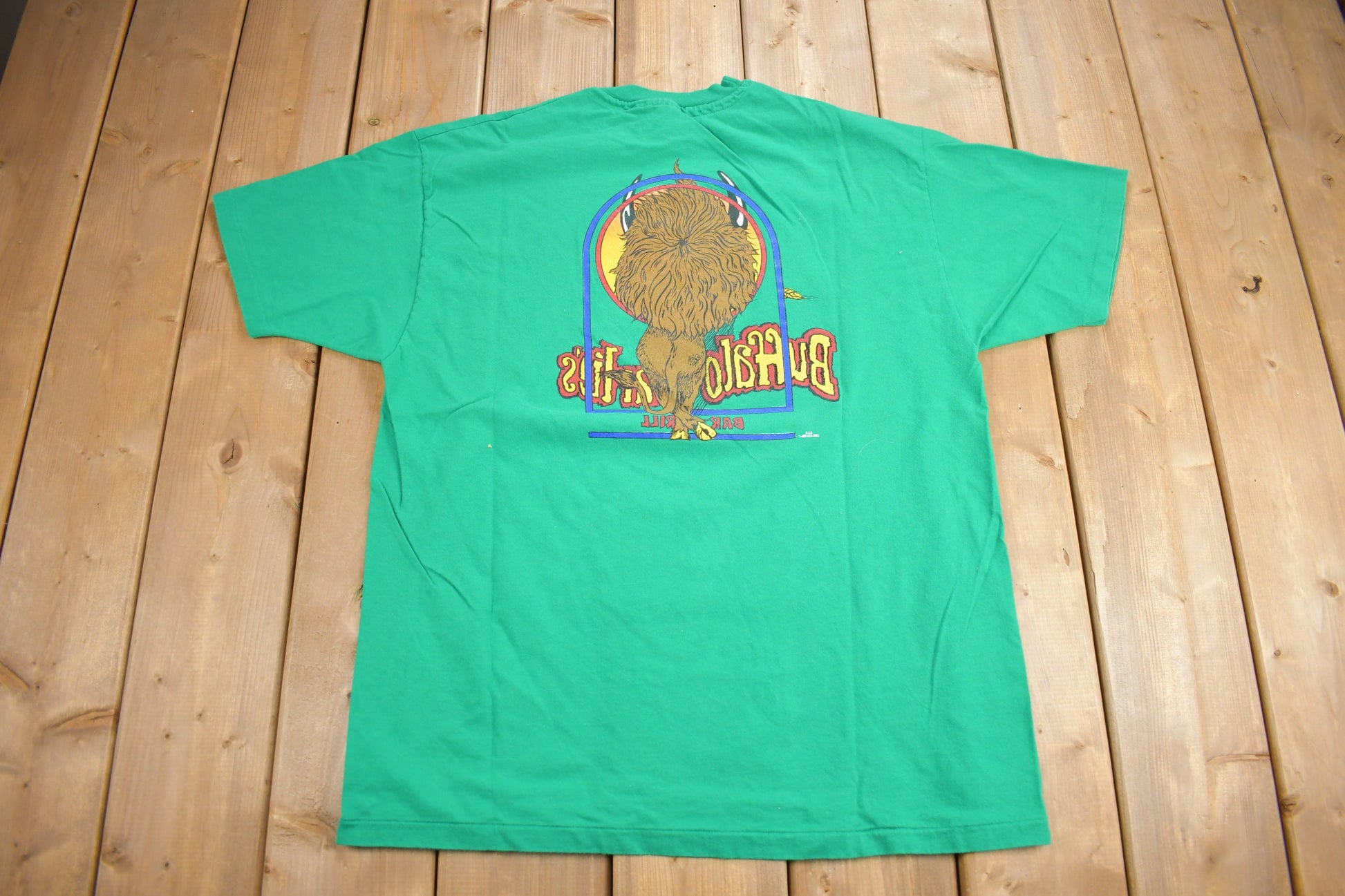 Vintage 1990s Buffalo Charlies Bar & Grill Graphic T Shirt / Vintage T Shirt / Streetwear / Graphic Tee / Single Stitch / Made In USA