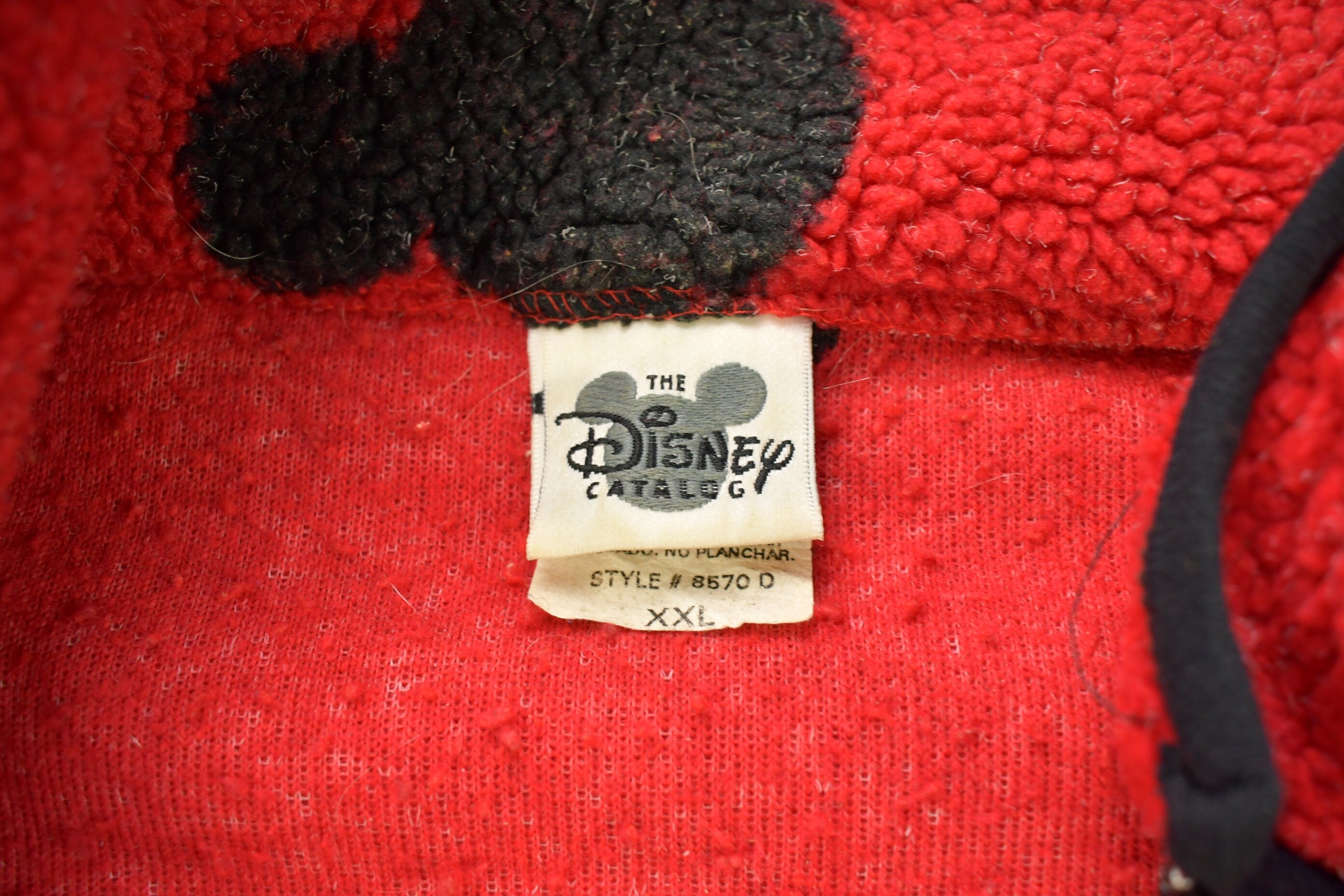 Vintage 1990s Mickey Mouse All Over Print Fleece Sweater