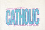 Vintage 1990s Its Cool To Be Catholic Souvenir Travel T-Shirt Men's M