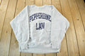Vintage 1990s Pepperdine Law Champion Reverse Weave Crewneck Sweatshirt