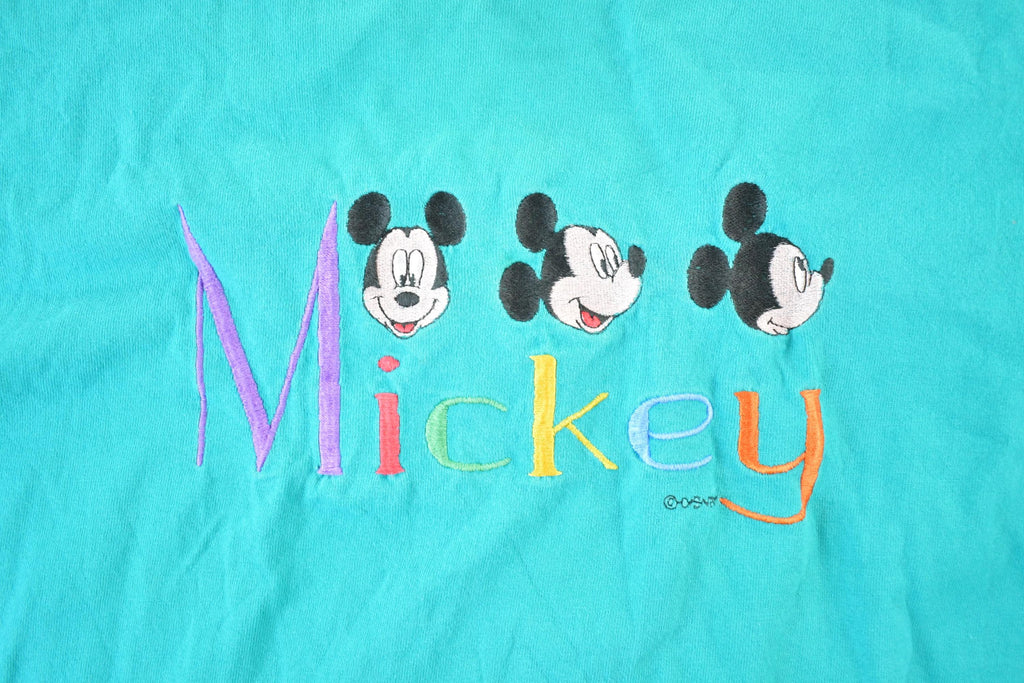 Vintage 1990s Velva Sheen Disney Embroidered Cartoon Promo T-Shirt Mens S