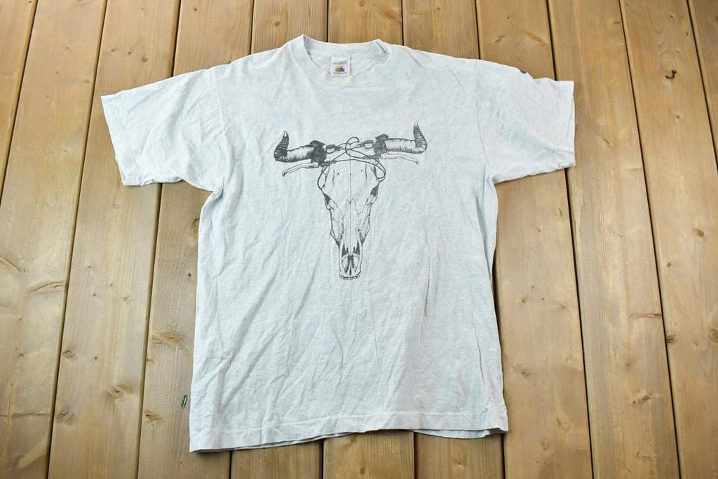 Vintage 1990s Primal Wear Skull Graphic T-Shirt