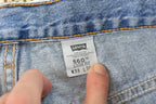 Vintage 1990s Levi's 560 Loose Fit Denim Blue Jeans Size 35 x 30 / 90s Levi's / Distressed Sun Faded Jeans / Streetwear