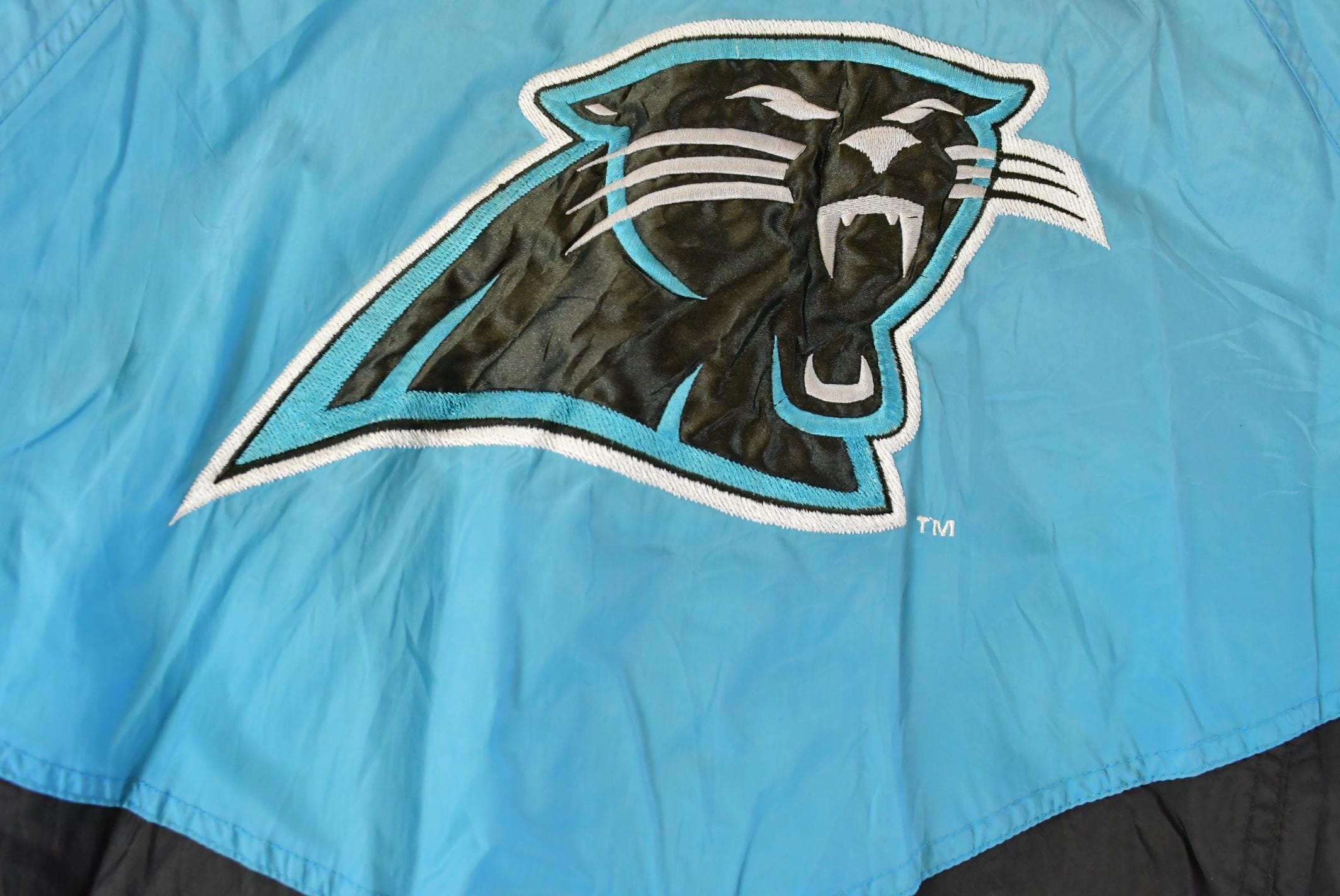 Vintage 1990s Carolina Panthers NFL Starter Windbreaker Jacket Men's XL