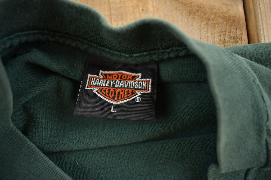 Vintage 1991 Harley Davidson Motorcycles Keys Cycle Florida Single Stitch Graphic T-Shirt Made In USA