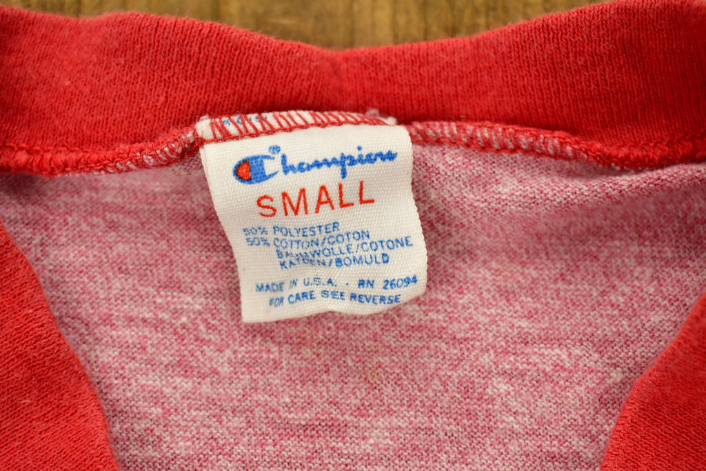 Vintage 1970s Champion University of Ohio State Collegiate Ringer T-Shirt  Americana  True Vintage  Vintage Champion  Made In USA