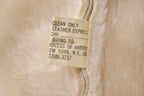 Vintage 1960s Fur Collared Suede Leather Jacket