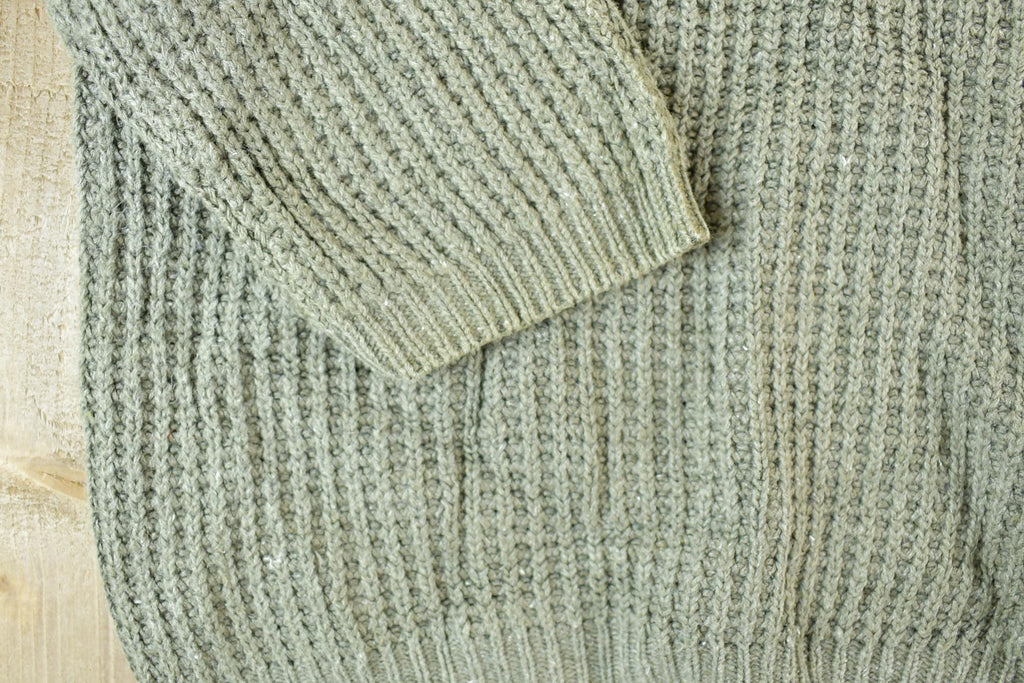 Vintage 1990s Cherokee Knit Abstract Pattern Crewneck Sweater Made In/ 90s Crewneck / Preppy Knits