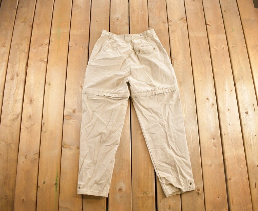 Vintage 1990s Cabelas Zip Off Womens Cargo Pants Size 14