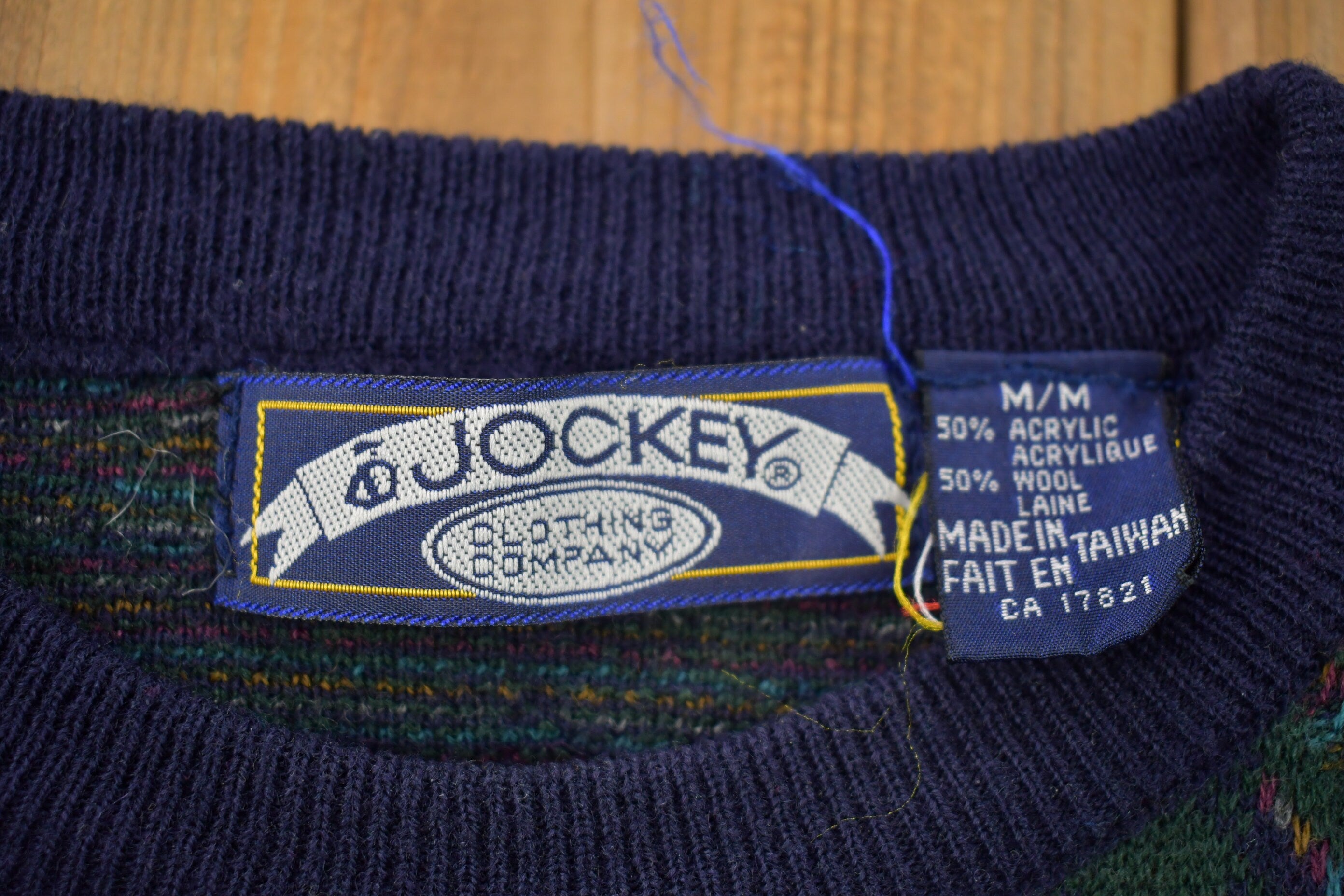 Vintage 1990s Knitted Crewneck Sweater