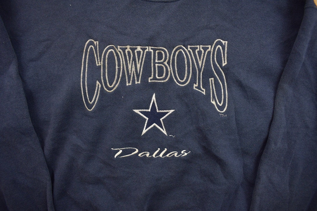 Vintage 1990s Dallas Cowboys NFL Crewneck Sweatshirt / Football / Sportswear / Americana