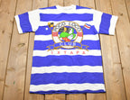 Vintage 1990s Poco Loco Club Cancun Striped T-Shirt