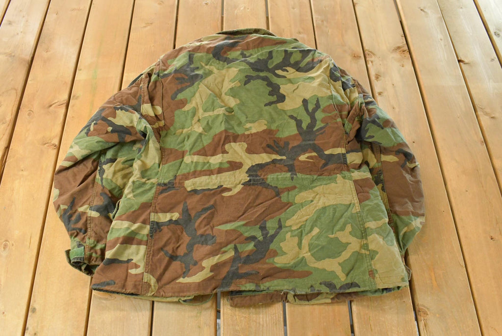 Vintage 2000 Camo Military Field Jacket Men's Large