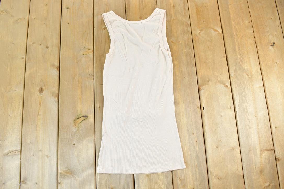 Women Vintage Vigoss Y2K Tank Top / Vigoss Grunge Skull Print / Contrast Stitch / Internet Famous Clothing / Over Dyed