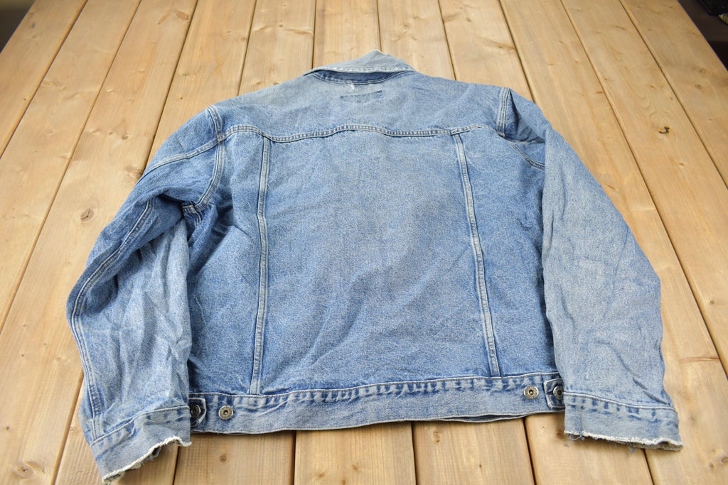 Vintage 1980s Wrangler Hero Light Wash Jean Jacket Size XXL