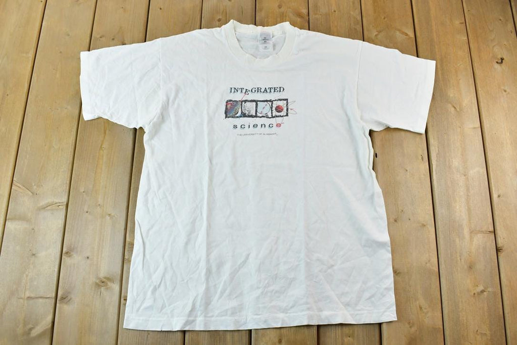 Vintage 1990s University Of Alabama Integrated Science Collegiate T-Shirt