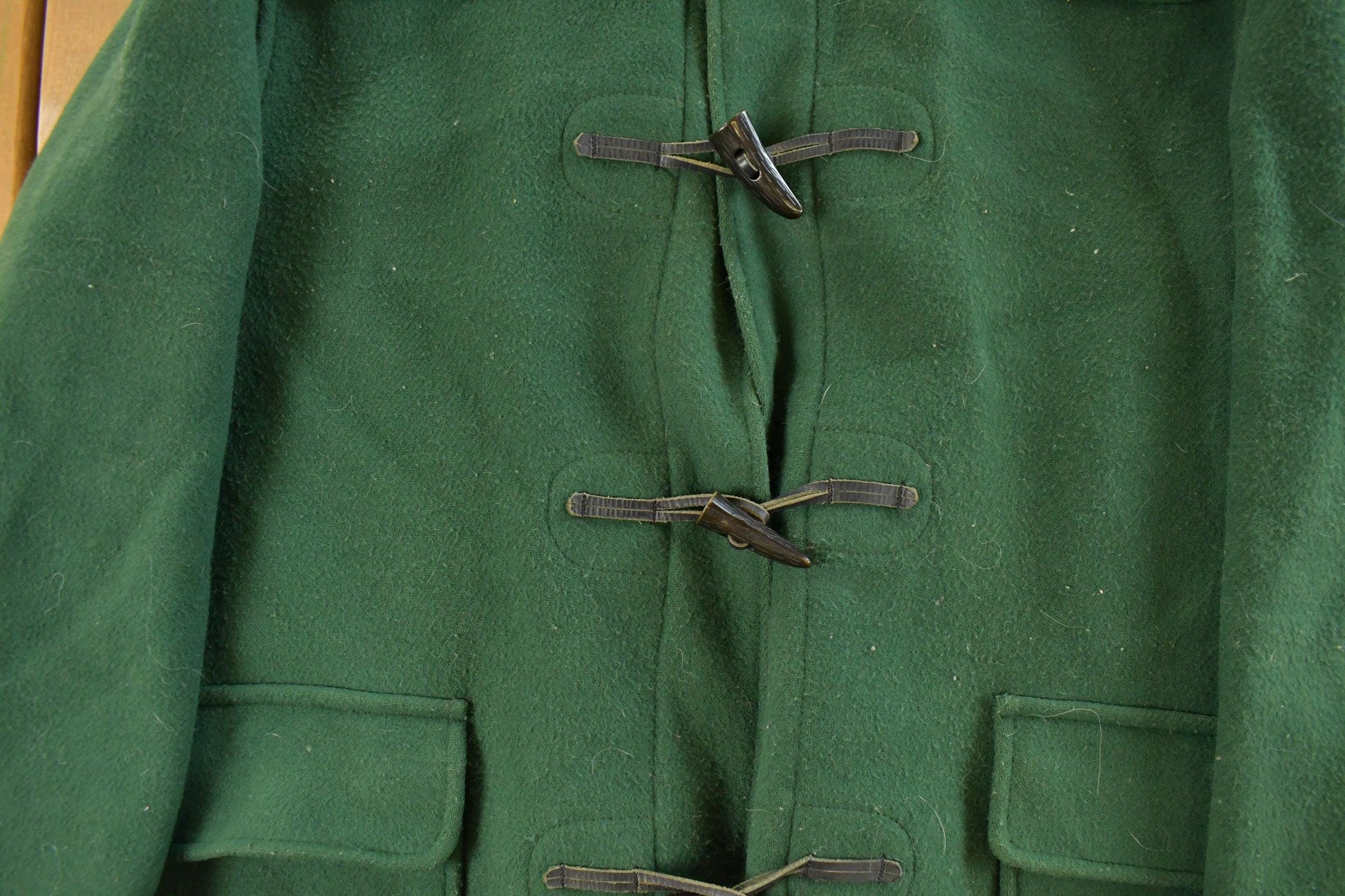 Vintage 1990s Gloverall Wool Duffle Coat Made In England Men's Large