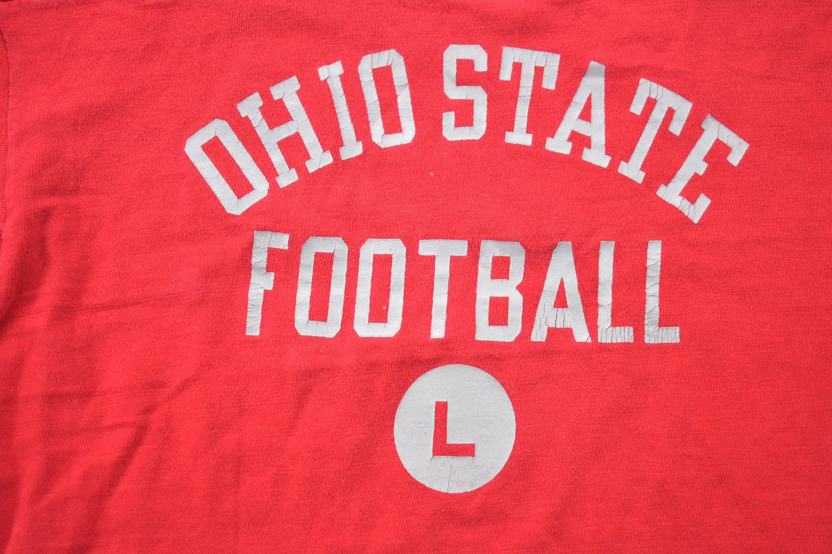 Vintage 1980s Ohio State Football Collegiate Champion Long Sleeve T Shirt