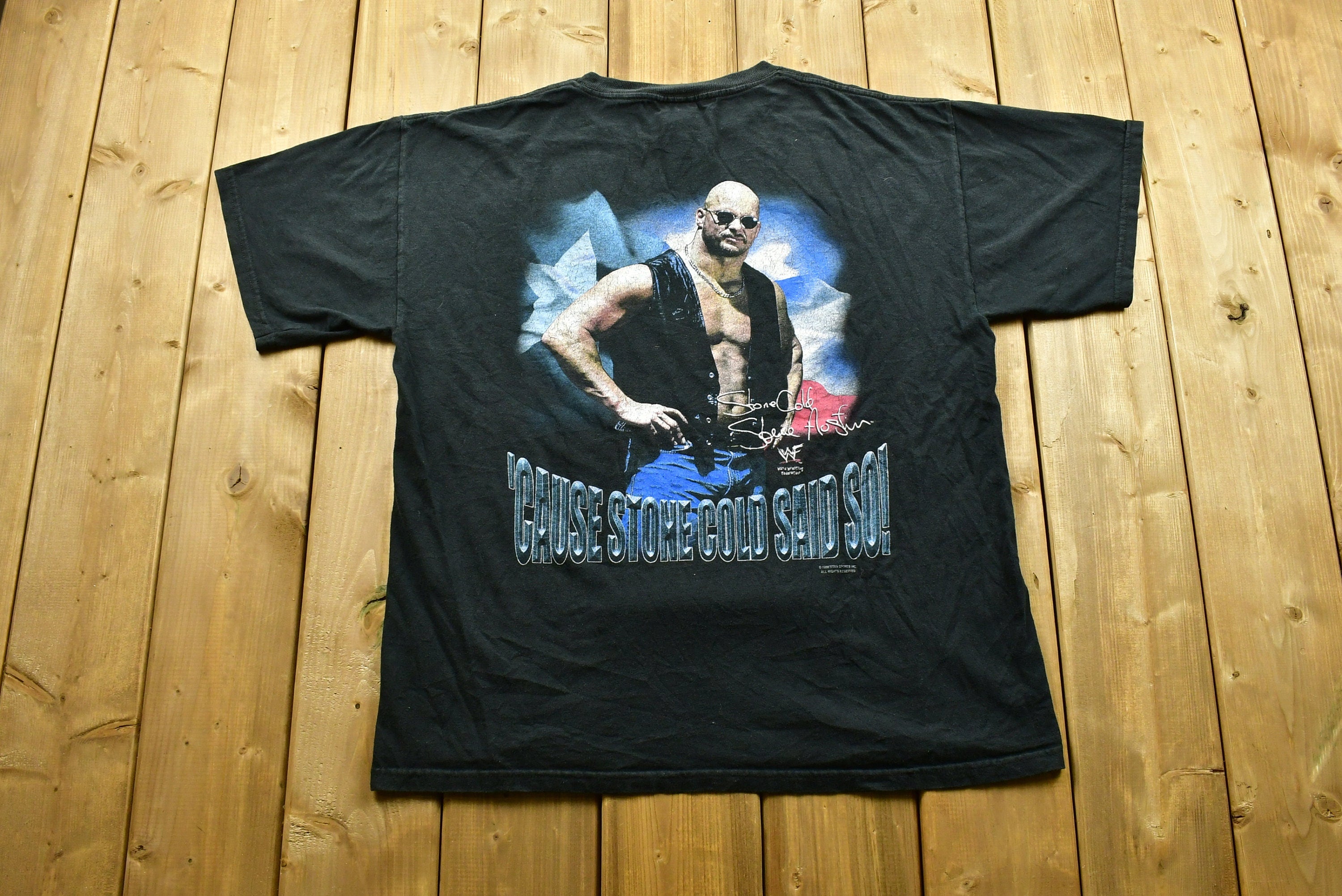 Vintage 1998 Stone Cold University Wrestling T-Shirt