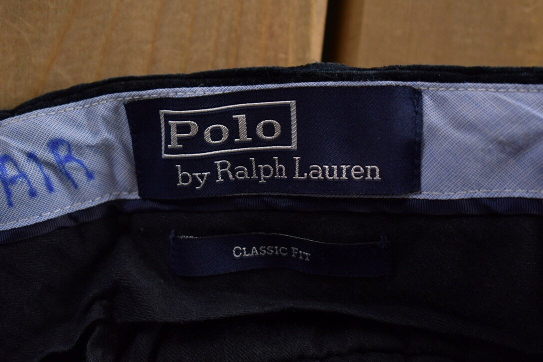 Vintage 1990's Polo Ralph Lauren Corduroy Trousers 33 x 28