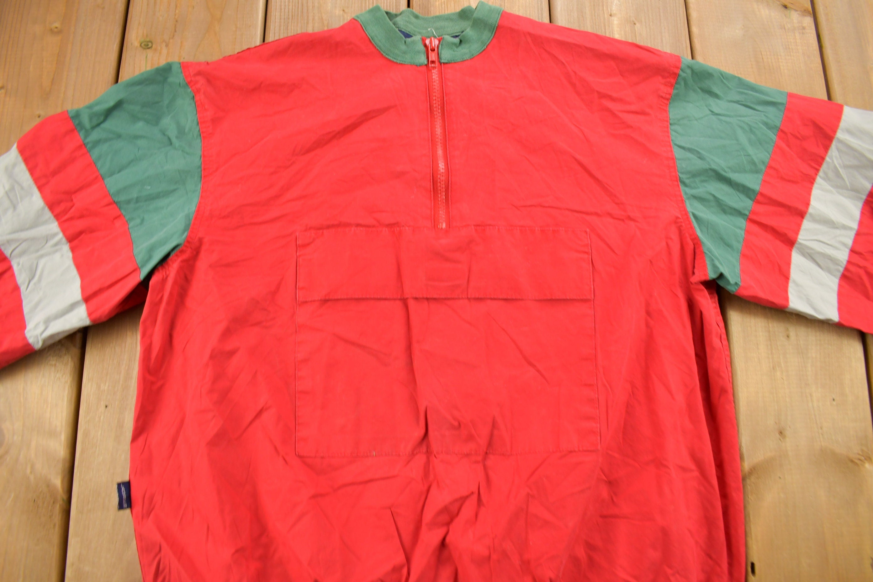 Vintage 1980s Ralph Lauren Light Weight Color Block Jacket