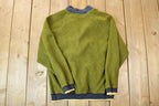 Vintage 1990s Fila Quarter Zip Fleece Sweater