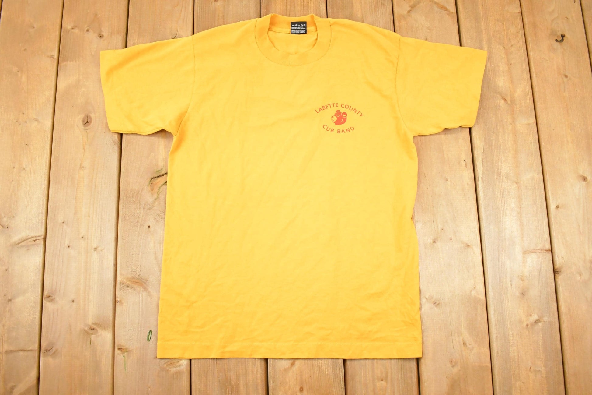 Vintage 1980s Labette County Cub Band Souvenir Travel T-Shirt Men's M