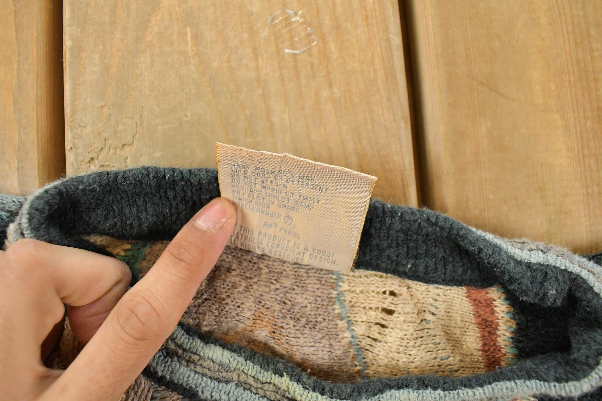 Vintage 1990s Coogi Classic 3D Knit Abstract Crewneck Sweater Men's Large