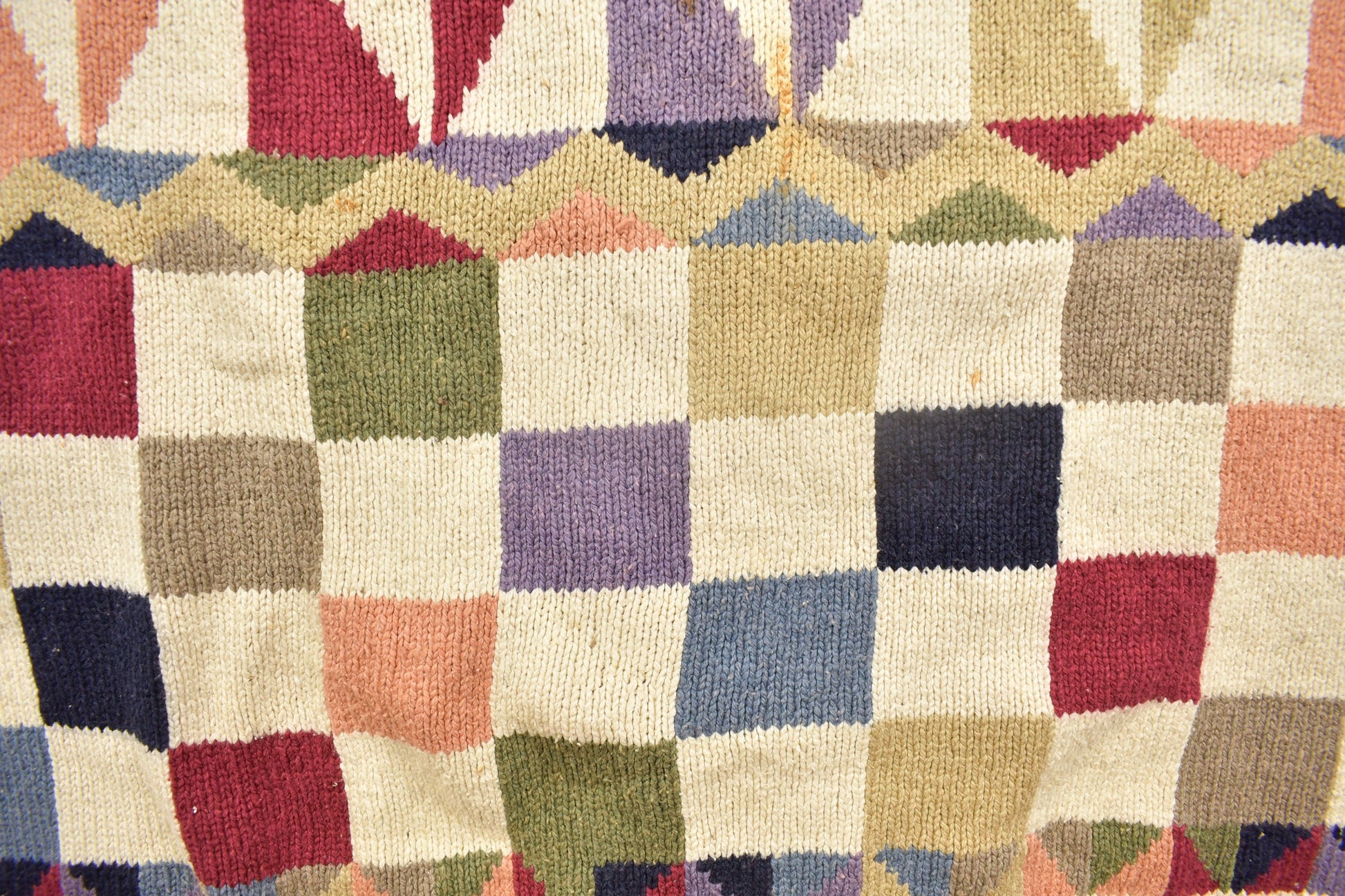 Vintage 1990s Byford Abstract Knitted Crewneck Sweater