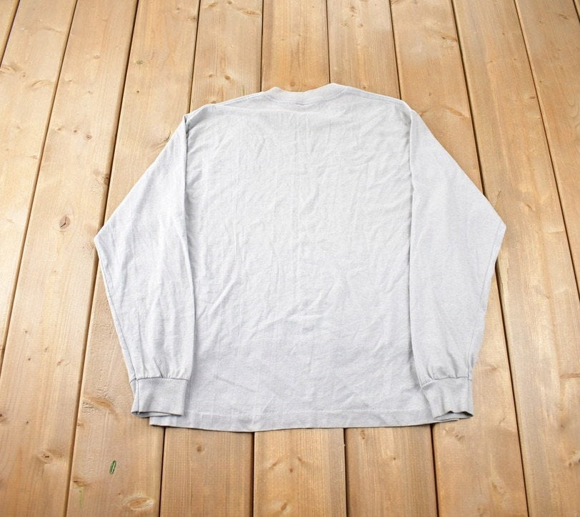 Vintage 1990s Heft Grey Long Sleeve T Shirt