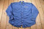 Vintage 1996 Atlanta Olympics Games Collection By TERRY Denim Button Up