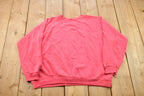Vintage 1990s Blank Red Crewneck Sweatshirt