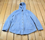 Vintage 1990s Blue Izaac Mizrahi Windbreaker Jacket