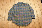 Vintage 1990s St Johns Bay Plaid Flannel Button Up Shirt