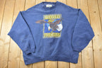 Vintage 1990s World Preserve Eagle Heavyweight Crewneck Sweatshirt