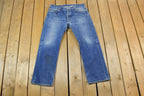 Vintage 1990s Levi Strauss 501 Red Tab Denim Jeans Size 36 x 30