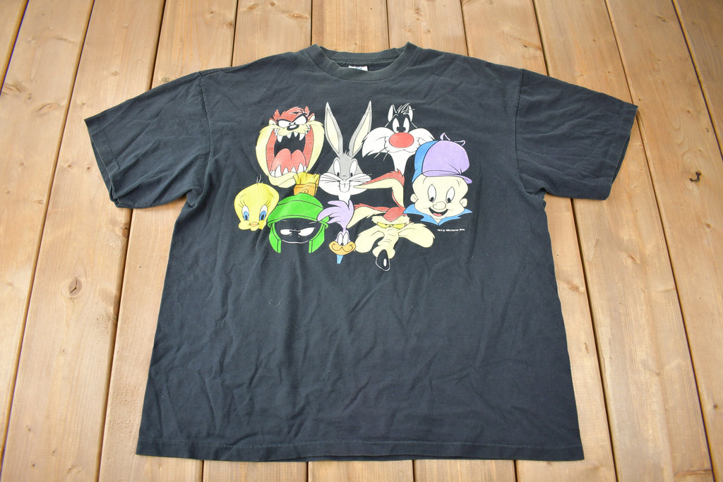 Vintage 1993 Looney Tunes Warner Bros Cartoon Graphic T-Shirt made In USA