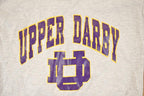 Vintage 1990s Upper Darby Callegiate Graphic Print Souvenir T-Shirt Men's S