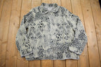 Vintage 1980s Karen Hart Textured Light Jacket- XL