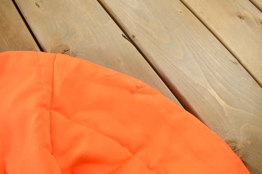 Vintage 1980s Patriot Industries Orange Hi Vis Jacket
