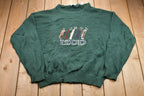 Vintage 1980s IZOD Golf Embroidered Knitted Sweater